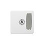 Soho Lighting Primed Paintable 1 Gang Toggle Light Switch 2 Way with Brushed Chrome Switch