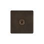 Soho Lighting Vintage Brass 1 Gang 2 Way Toggle Switch