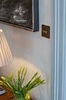 Soho Lighting Vintage Brass 2 Gang 2 Way Toggle Switch