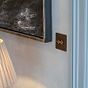 Soho Lighting Vintage Brass 2 Gang 2 Way Toggle Switch