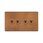Antique Copper Bulkhead Toggle Light
