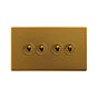 Antique Gold Bulkhead Toggle Light
