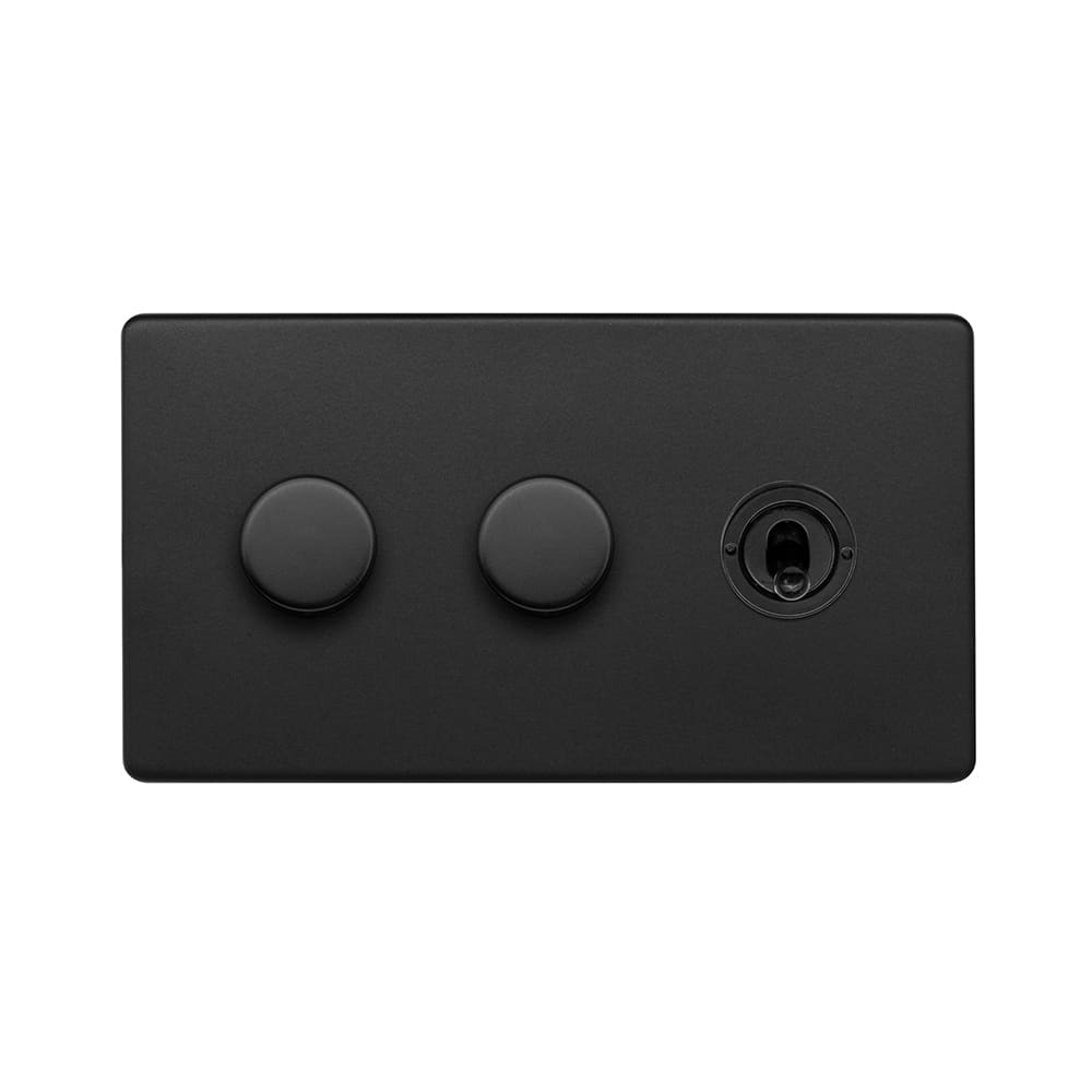 Matt black dimmer on sale