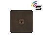 Soho Lighting Vintage Brass 1 Gang 150W Zigbee Smart Toggle Switch