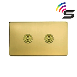Brushed Brass Smart Light Switch
