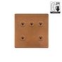 Antique Copper 5 Gang Dimming Toggle Switch
