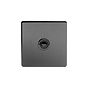 Soho Lighting Black Nickel 1 Gang 6A 2 Way Retractive Push Button Switch