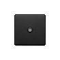 Soho Lighting Matt Black 1 Gang TV Aerial Socket Screwless