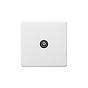Soho Lighting Primed Paintable TV Coaxial Aerial Socket Black Insert