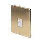 Soho Lighting Brushed Brass 1 Gang Telephone Master Socket,BT Wht Ins Screwless