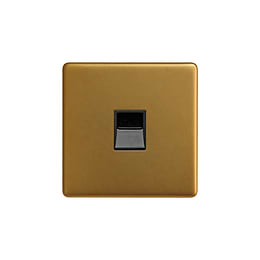Antique Gold Telephone Master Socket
