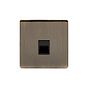 Soho Lighting Antique Brass 1 Gang Tel Secondary Socket