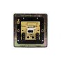 Soho Lighting Antique Brass 1 Gang Telephone Secondary (Slave) Socket,BT Blk Ins Screwless