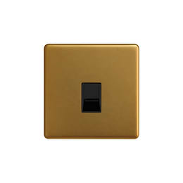 Antique Gold RJ45 Socket
