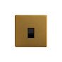 Antique Gold RJ45 Socket
