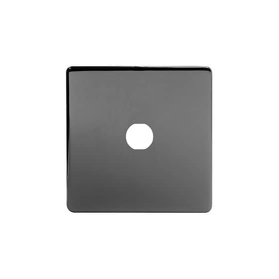 Soho Lighting Black Nickel 1 Gang CM Circular Module Grid Switch Plate