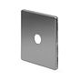 Soho Lighting Brushed Chrome 1 Gang LT3 Toggle Plate ONLY