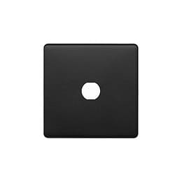 Soho Lighting Matt Black 1 Gang LT3 Toggle Plate