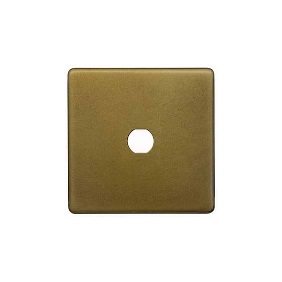 Soho Lighting Old Brass 1 Gang LT3 Toggle Plate ONLY