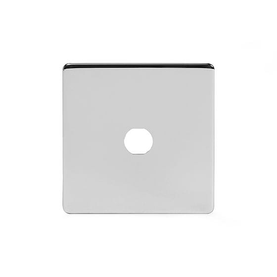 Soho Lighting Polished Chrome 1 Gang Toggle Plate Screwless