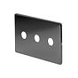 Soho Lighting Black Nickel 3 Gang LT3 Toggle Plate ONLY