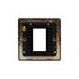 Soho Lighting Black Nickel 1 x25mm EM-Euro Module Faceplate