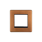 Soho Lighting Antique Copper 2 x25mm EM-Euro Module Faceplate