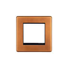 Antique Copper 1 Gang Euro Module Faceplate