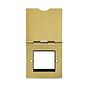 Soho Lighting Brushed Brass Black Insert 2 x25mm EM-Euro Module Floor Plate