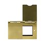 Soho Lighting Brushed Brass Black Insert 4 x25mm EM-Euro Module Floor Plate