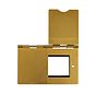 Soho Lighting Antique Gold Black Insert 4 x25mm EM-Euro Module Floor Plate