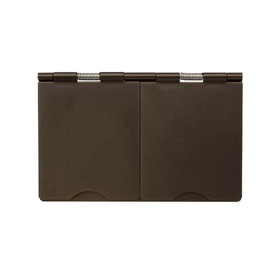 Soho Lighting Vintage Brass Black Insert 4 x25mm EM-Euro Module Floor Plate