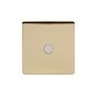 Soho Lighting Brushed Brass 20A Flex Outlet Wht Ins Screwless