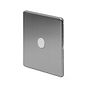 Soho Lighting Brushed Chrome 20A Flex Outlet Wht Ins Screwless