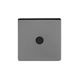 Soho Lighting Black Nickel 20A Flex Outlet Blk Ins Screwless