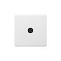 Soho Lighting Primed Paintable 20A Flex Outlet with Black Insert