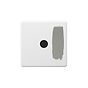 Soho Lighting Primed Paintable 20A Flex Outlet with Black Insert