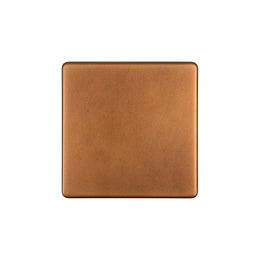 Antique Copper 1 Gang Blanking Plate