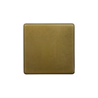 Soho Lighting Old Brass metal Single Blanking Plate