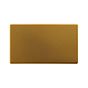 Soho Lighting Antique Gold metal Double Blanking Plate