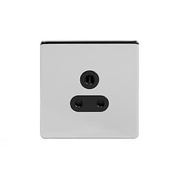 Soho Lighting Polished Chrome 5 Amp Unswitched Socket Blk Ins Screwless