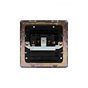 Soho Lighting Polished Chrome 5 Amp Socket Blk Ins
