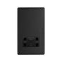 Soho Lighting Matt Black Shaver Socket 230/115V Screwless