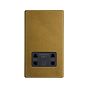 Soho Lighting Old Brass 1 Gang Shaver Socket