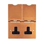 Soho Lighting Antique Copper 13A 2Gang Floor Socket