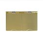 Soho Lighting Brushed Brass 13A 2 Gang Floor Socket Wht Ins 