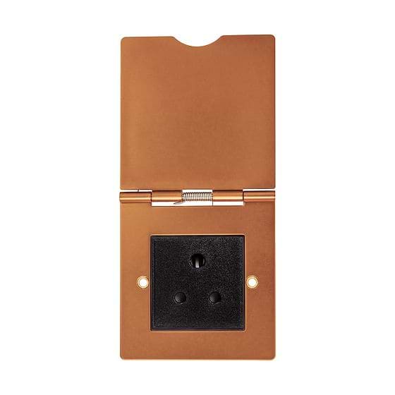 Soho Lighting Antique Copper 1 Gang 5 Amp Floor Socket