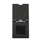 Soho Lighting Matt Black 5 Amp Floor Socket 1 Gang Blk Ins