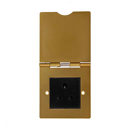 Soho Lighting Antique Gold 1 Gang 5 Amp Floor Socket