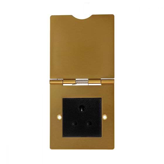 Soho Lighting Antique Gold 1 Gang 5 Amp Floor Socket
